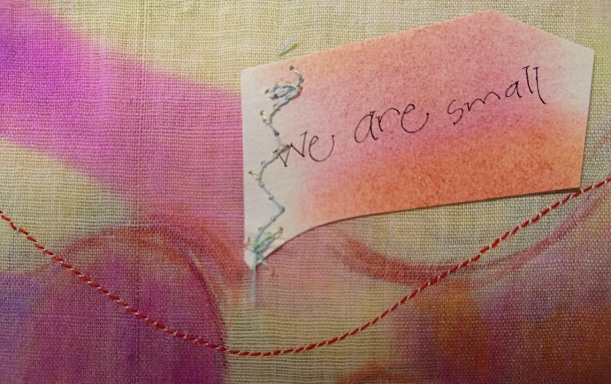 calligraphy on cloth