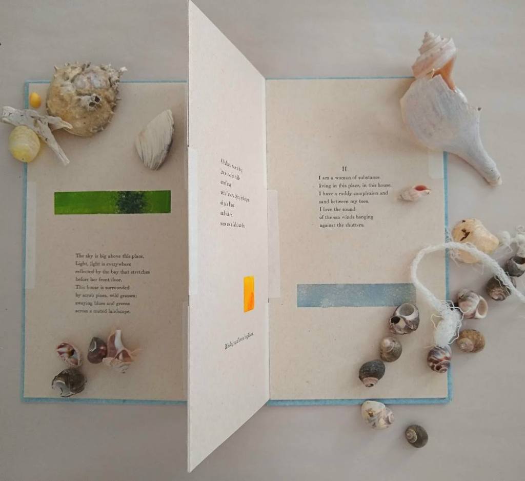 Artist's book letterpress and monoprints